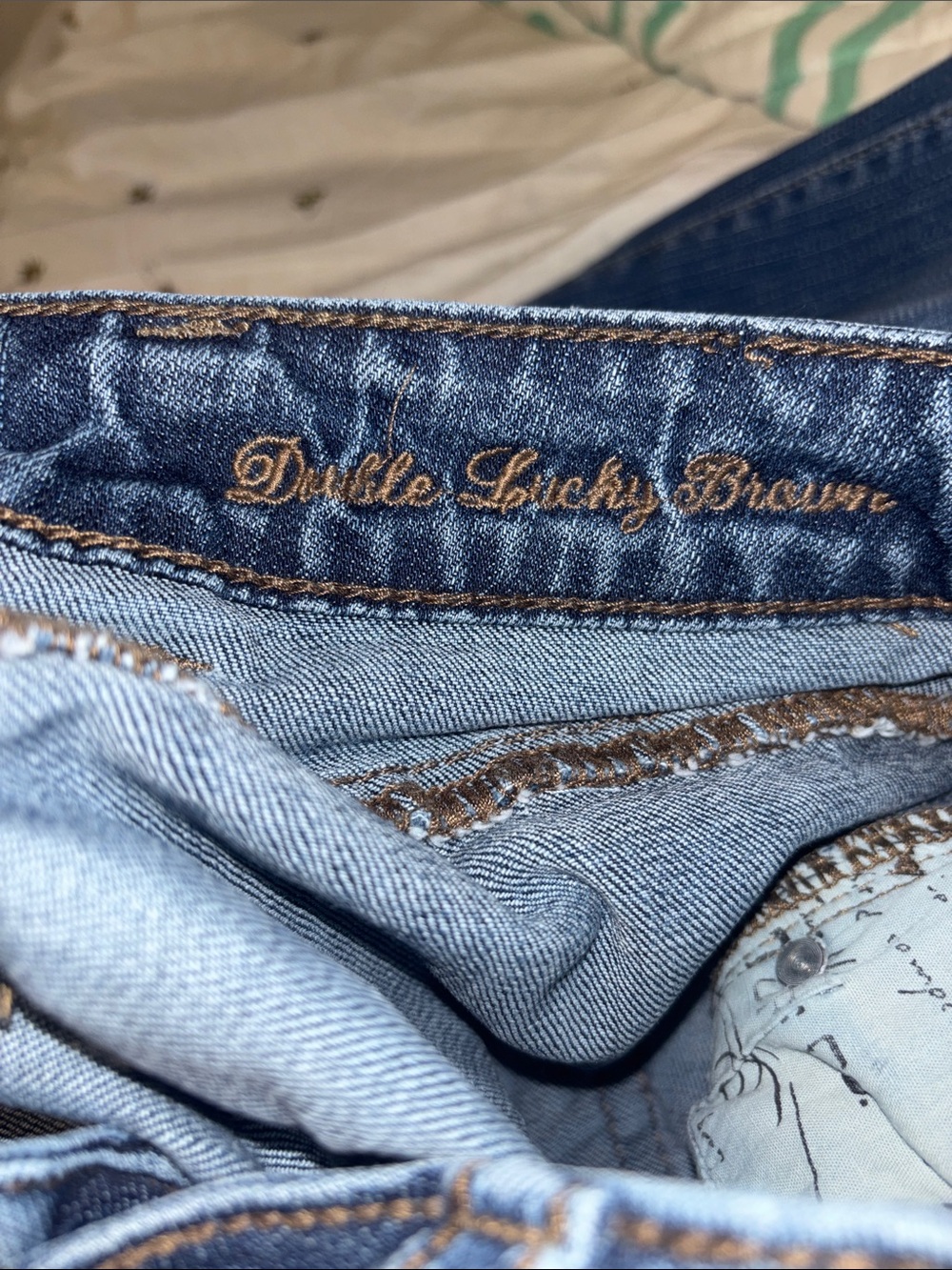 Cowgirl Tuff Co Double Lucky Brown Jeans size 35 x 35 - Picture 9 of 13